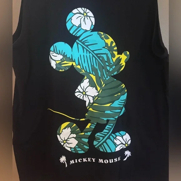 Mickey Mouse Neff Black Tank Top Large NWOT - Picture 3 of 5